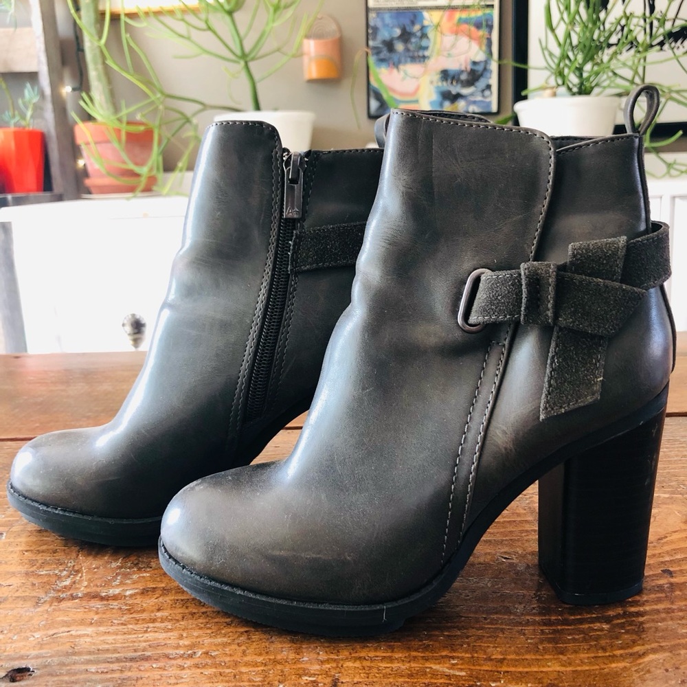TARGET Dark Gray Bootie EUC